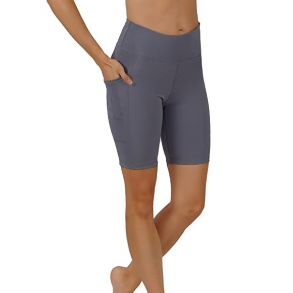 Pants - Yoga Pants Bermudas Leggings Both Sides Pockets